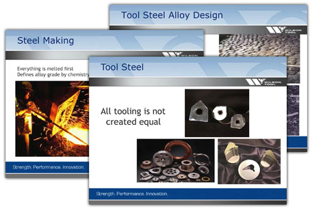 Stamping Tool Steel Webinar Slide Previews