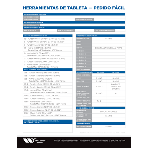 HERRAMIENTAS DE TABLETA — PEDIDO FÁCIL